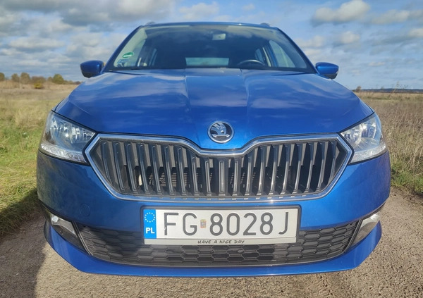 Skoda Fabia cena 37900 przebieg: 179500, rok produkcji 2019 z Słubice małe 326